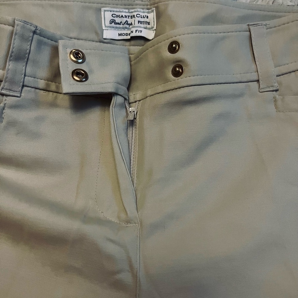 Charter Club Straight-Leg Pants in Light Beige - Picture 10 of 13